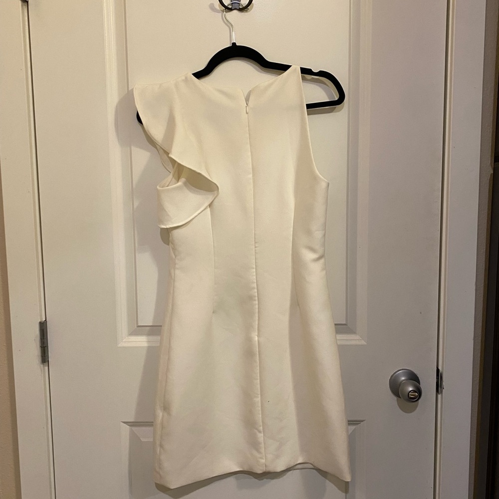 Lulu’s White Ruffle Dress